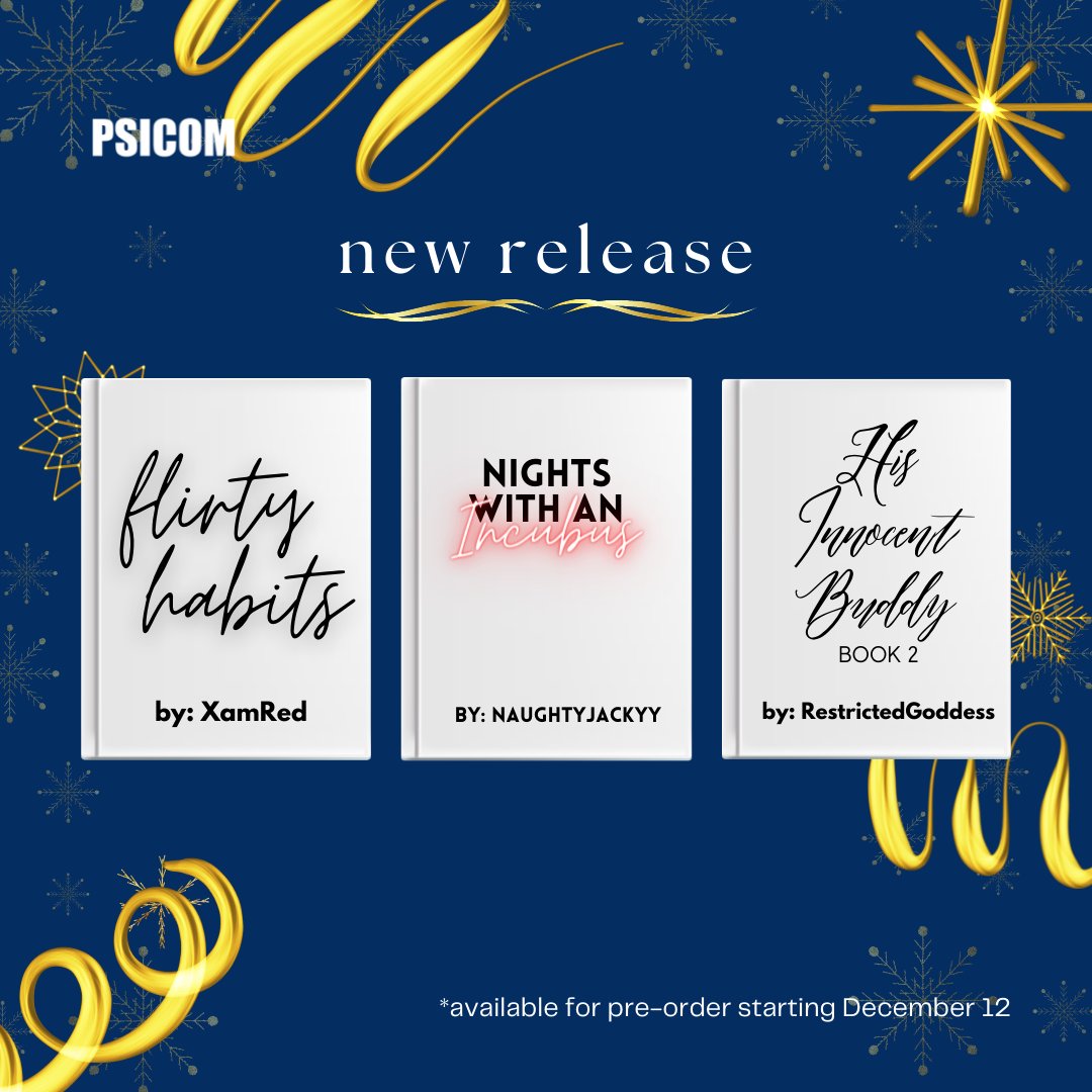 NEW RELEASES!!
5 new books will be available for pre-order starting tomorrow at our Shopee store!
These books are P195 each 😍 

Find it tomorrow here:
Shopee: buff.ly/3hcPWTc
Soon on Lazada