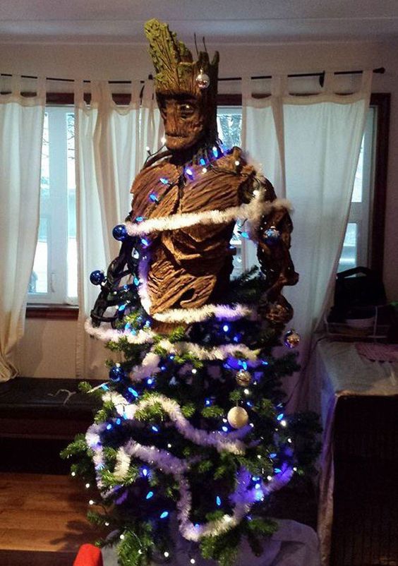 Well, I reckon... Austin Morgan's gonna have himself a real GROOT Christmas! J.D. and Emma couldn't let Chuck and Jenn have -all- the fun with their grandbaby!