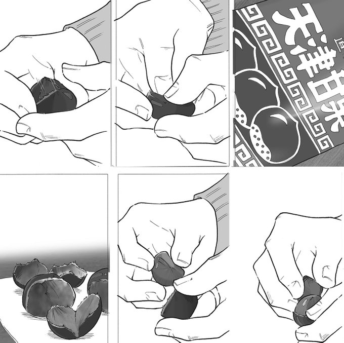 当分クリ描くのも食べるのもいらんわ 