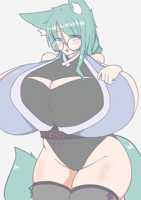 膨乳おきつねさん💥🦊💦 