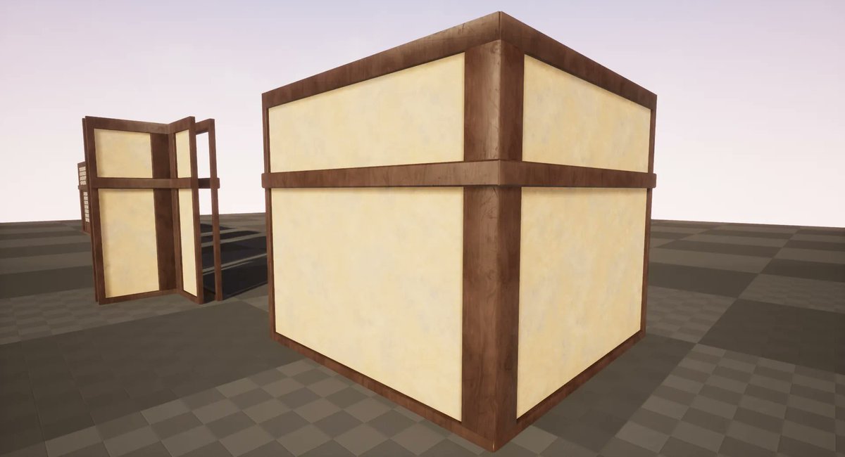 EspiSensei's tweet photo. Hi again everyone! 👋 
Today, I show you my next meshes for the Modular House Set!!
Here you have some pictures of the set for my Zen project ⛩️ 
I hope you like it guys! 😸

#3d #3denvironment #gamedev #unrealengine #zengarden #wip #japanese #screenshotsaturday #modular #house https://t.co/oPIKVUM4ID