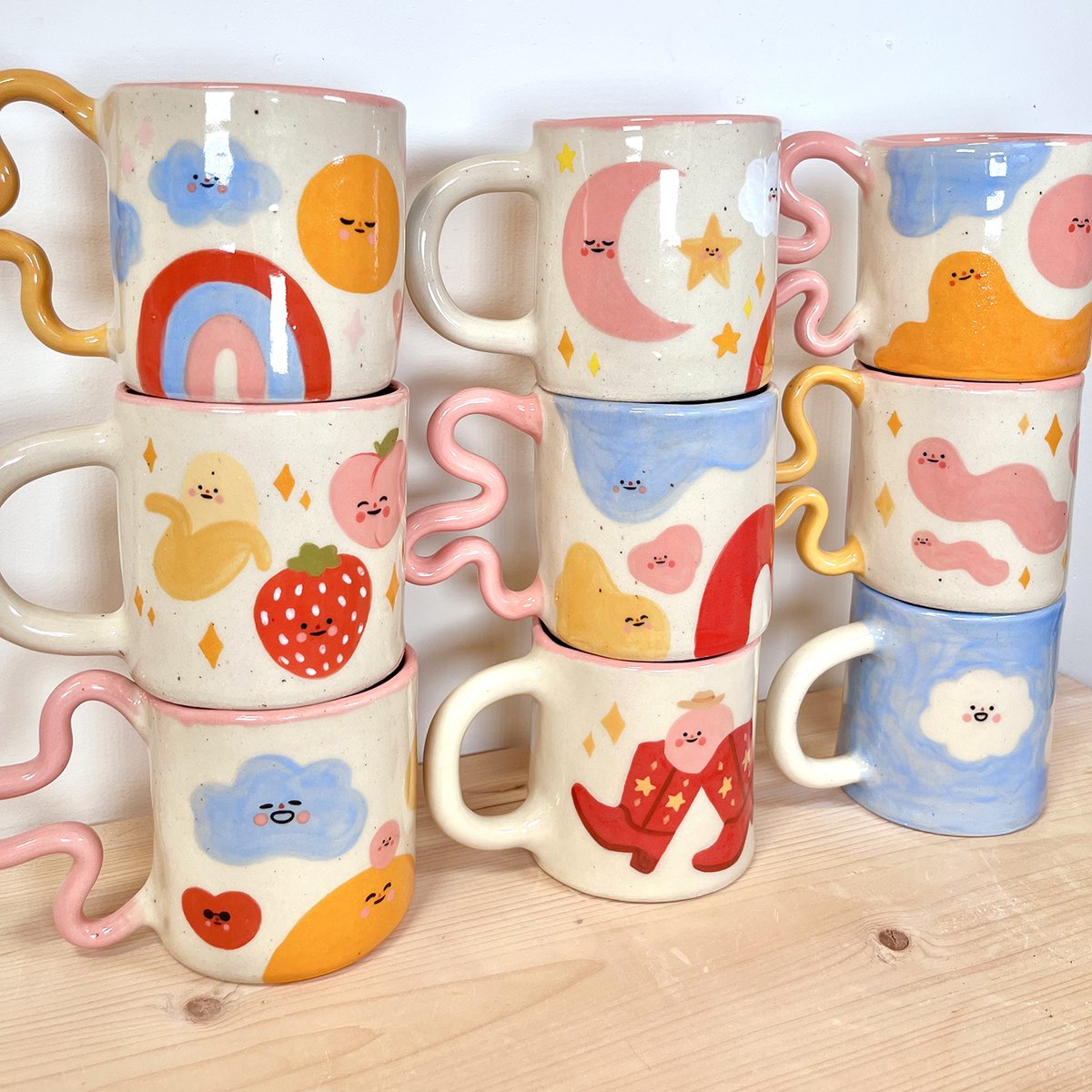 AubreyAiese's tweet photo. Update is happening tomorrow (Dec 11th) at 12pm PST! It'll be a pretty small one with mostly mugs and a few other little ceramic goodies!💕Hope to see you there! https://t.co/WEFrt4c1D4