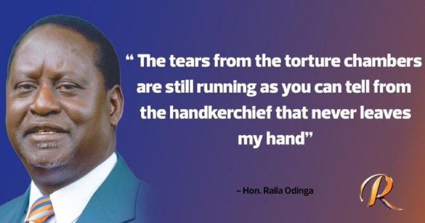 RAO is a very special human being if you ask me. Raila Odinga has not only forgiven those who have repeatedly stolen his wins in previous elections but he has also forgiven all those who have caused him such immense harm. Hakuna kama Baba. #AzimioLaUmoja