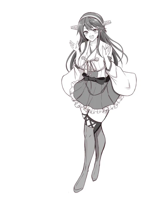 榛名も描くのがめどくさい女デース 