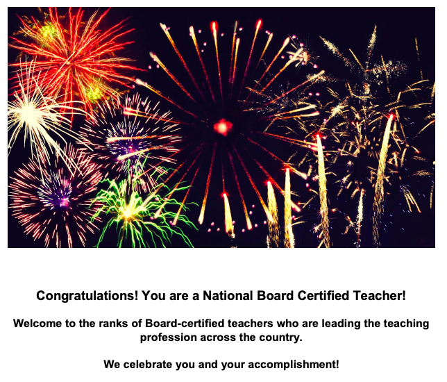 Angelique Coulouris, NBCT tweet media