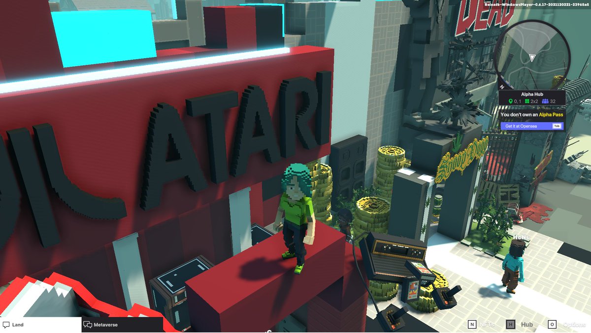 KongChanmat's tweet photo. @TheSandboxGame There are 2 ATARI VCS game cartridges at the Atari Portal. #thesandboxgame https://t.co/Y3YROJmtPl