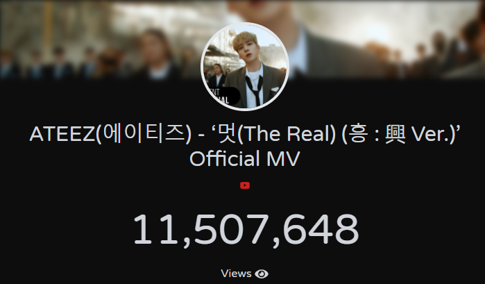 ATYstream's tweet photo. —  11.500.000  —

Congratulations to #ATEEZ &amp; #ATINY on reaching 11.5M views for #TheReal MV in just 20 hours and 56 minutes! 🥳🔥

~🦋
KEEP IT REAL WITH ATEEZ
#ATEEZ_TheRealKINGS
#에이티즈멋들어가유 
#에이티즈 @ATEEZofficial #エイティーズ https://t.co/bwvWNg3VdQ