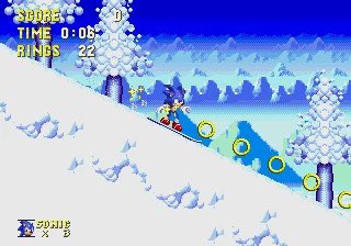 Insomnivity's tweet photo. @fowltown Please tell me you’ll (ironically and epically) use The Jetzons’ “Hard Times” song for Sonic’s snowboarding scene 😉 https://t.co/U6ufy8NMbu