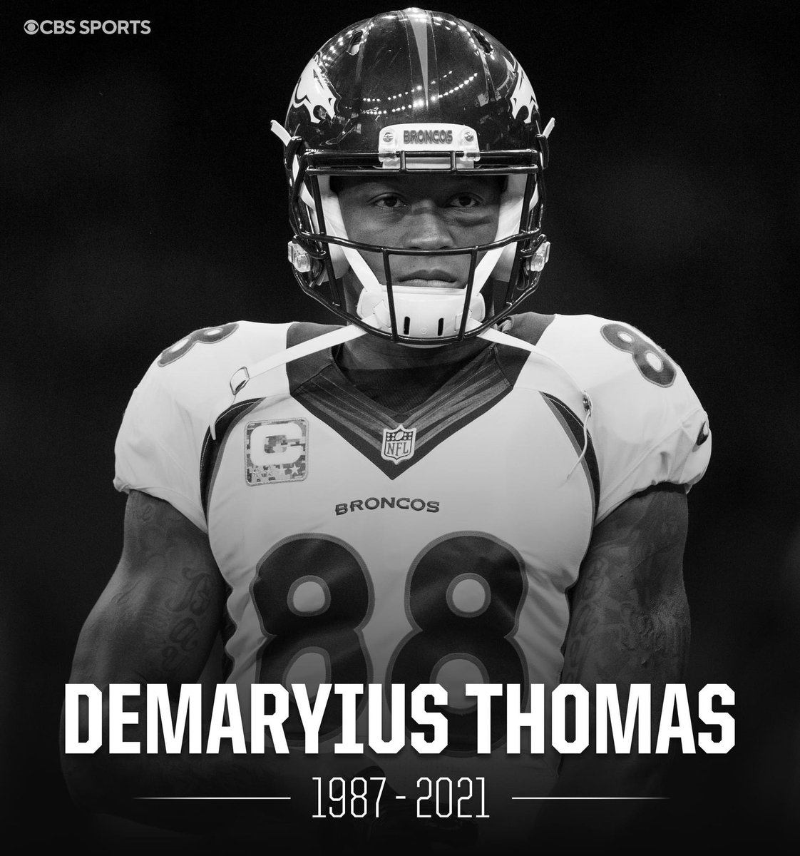 magicdave5's tweet photo. R.I.P. DT 
A true legend 🙏🖤
#DenverBroncos #DemaryiusThomas #DT88 #RIPDT #RIPDT88 #truelegend #legend #dovevalley #NeverForgotten https://t.co/dgA4qpCifE