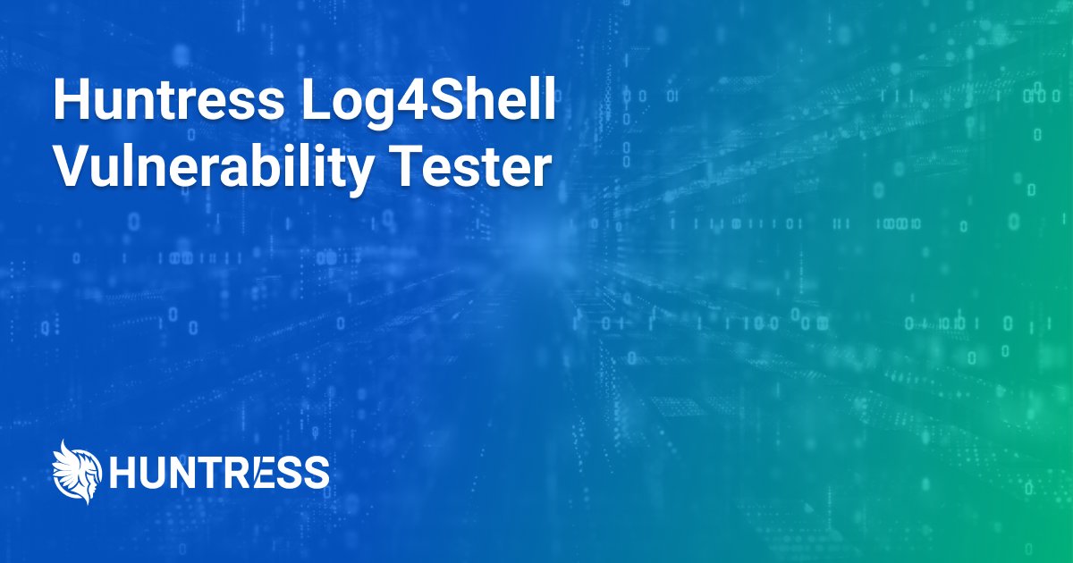 We’ve created a tool to help you detect applications that are vulnerable to CVE-2021-44228. (h/t <a href="/calebjstewart/">Caleb Stewart</a>, <a href="/jslagle/">jslagle</a> &amp; <a href="/_JohnHammond/">John Hammond</a>) 

This is intended for testing purposes only and should be used on systems you’re authorized to test. hubs.ly/Q010G3ZG0