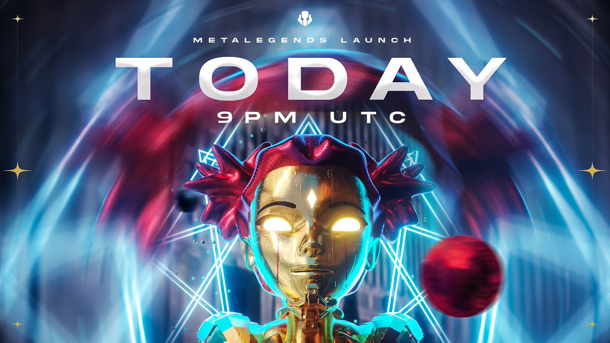 metalegendsnft's tweet photo. This is the big day 🔥

TODAY. 
9pm UTC (4pm EST). 
5400 Meta Legends to mint. 

Don't miss anything : https://t.co/MnxAqZLxJk

Are  you ready fam ??? 🔥 https://t.co/4MTRb1KvC2