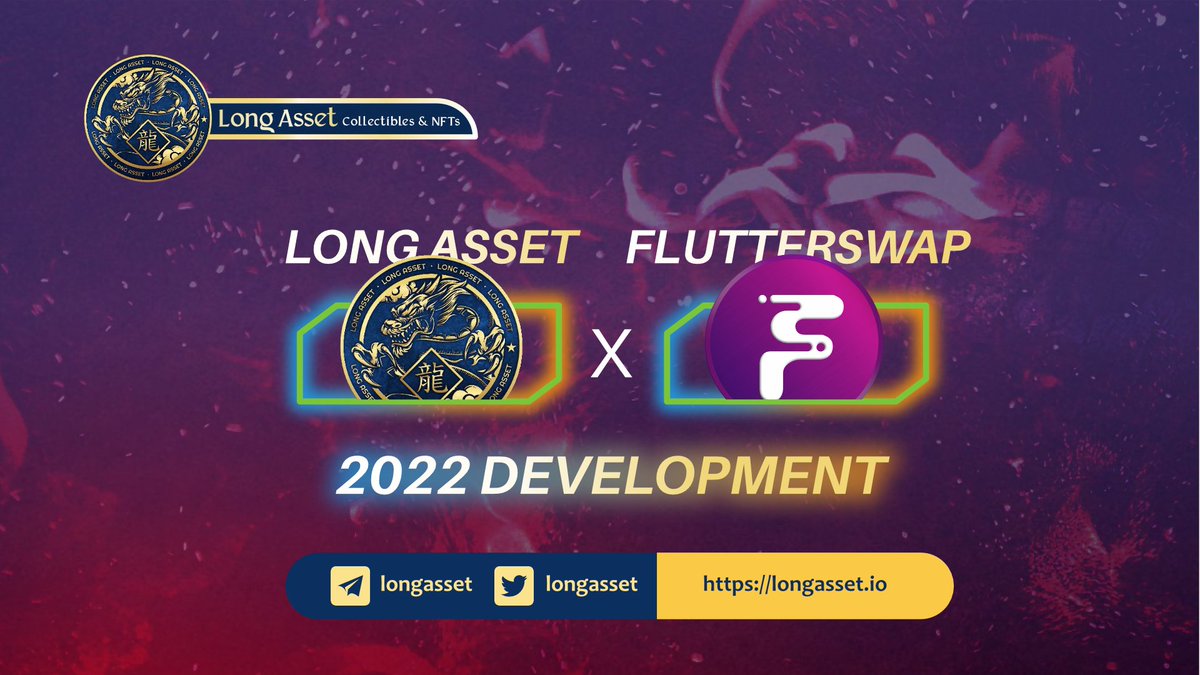 LongAsset's tweet image. 2022 is going to be another level for us
@LongAsset x @flutterswap
