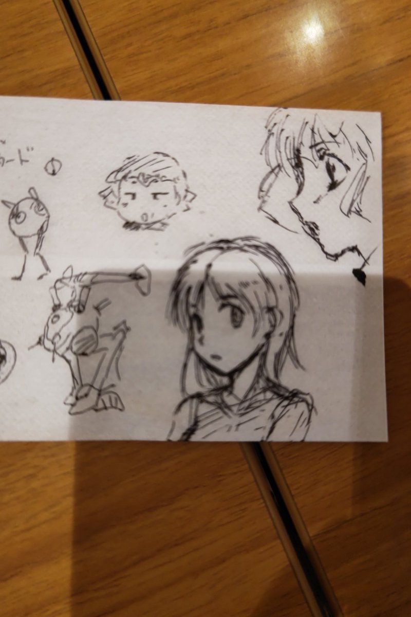 久しぶりにお休み。まりもんさんと落書きMTG 
