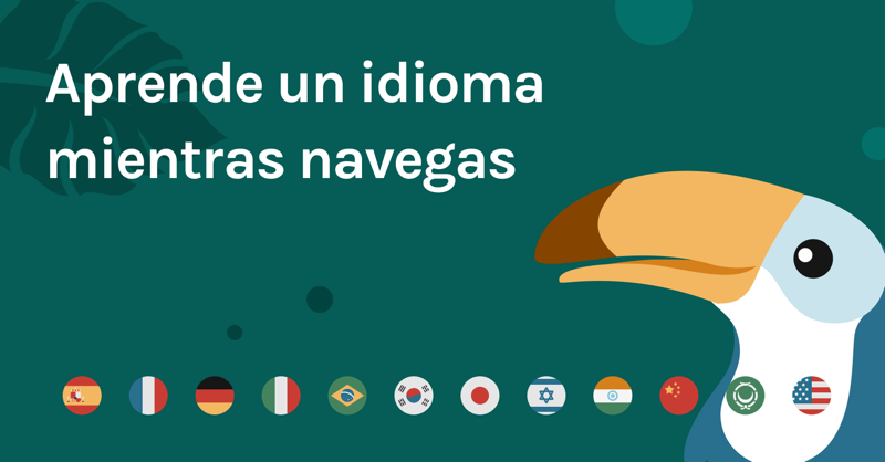 JoinToucan's tweet photo. Aprende un nuevo idioma sin estudiar.