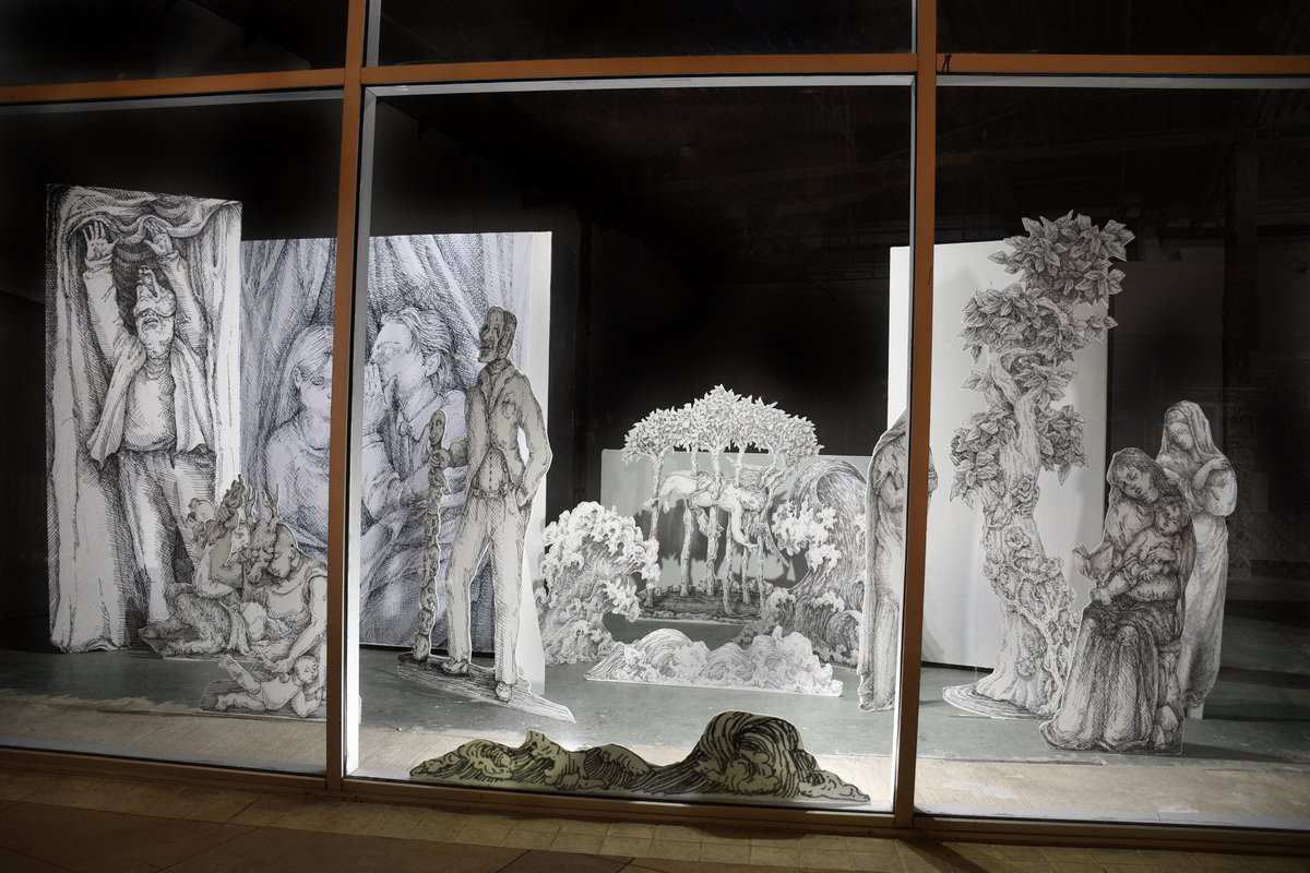 space_gap's tweet image. SG Gallery/ Window Judy Kepes "Welcome to the Dollhouse"  Installation October - November  2021. @GoKaleidoscope