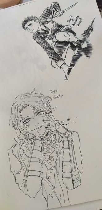 Old work found in old sketchbook 