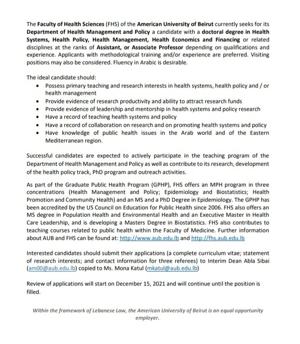 Health Mgmt & Policy tweet media