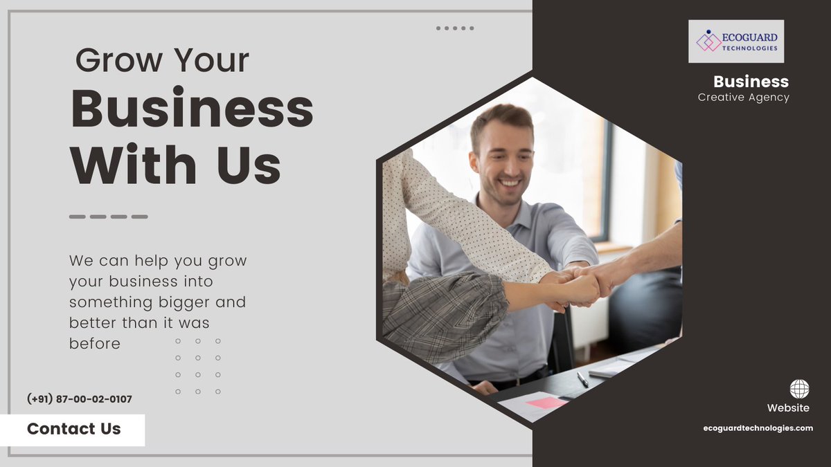 ecoguardtechno's tweet photo. Wondering how to grow your online business during a crisis situation?
.
.
If you run a business, it's important to engage in online marketing to grow your customer base.
Grow  Now: https://t.co/lTgcf8MV4u
#marketing #digitalstrategy #digitization
#socialmedia #brand #engagement https://t.co/3NygAVEO45