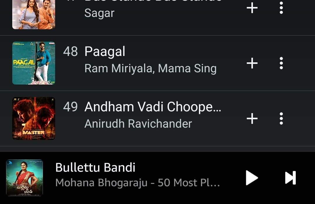VijayismTelugu's tweet photo. 3 songs from #MasterTelugu grabbed place in @amazonmusic's "Best of 2021: Telugu" Playlist 

1. Master Coming 
2. Chitti Story
3. Andam Vadi Choopera 

Best album for Telugu Vijay Fans 🤗

Eagerly waiting for #Beast Telugu Songs. @anirudhofficial @Nelsondilpkumar 🤞 https://t.co/VSdMHHZL6j
