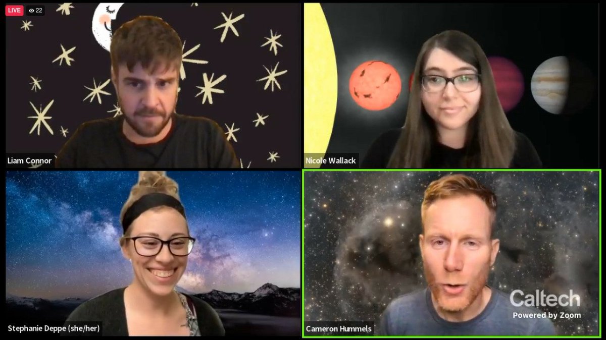 Such an immensely interesting and captivating session.Thoroughly enjoyed listening to <a href="/astrochum/">Cameron Hummels</a> <a href="/SpaceSciSteph/">Stephanie Deppe, PhD</a> <a href="/Nicole_Wallack/">Nicole Wallack</a>.The topic was on FAST RADIO BURSTs.But the discussion covered magnetars, internal structure of planets,telescopes,Comets and what not really enjoyed it