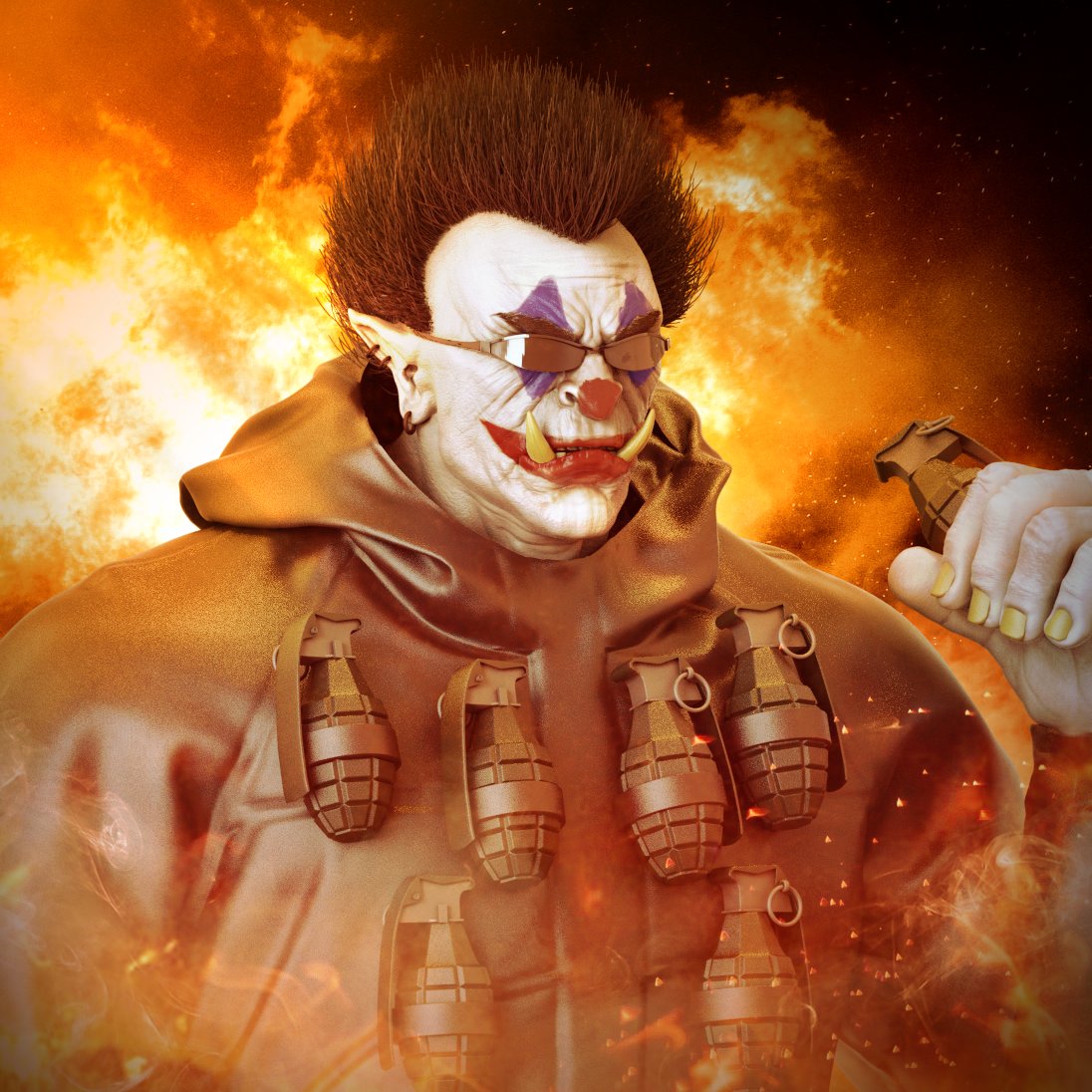 Mighty_Orc's tweet photo. Who is calling me to the poker table?
Orcs will burn 'em all!😈

See you Apes &amp; Monkes on @grapeprotocol 🍻 https://t.co/dcZACfGr33