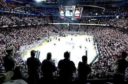 NHL To Houston #BringBackTheAeros on X: Here's when the @TBLightning  played at Tropicana field the home of the @RaysBaseball which was the  Thunderdome back then.  / X