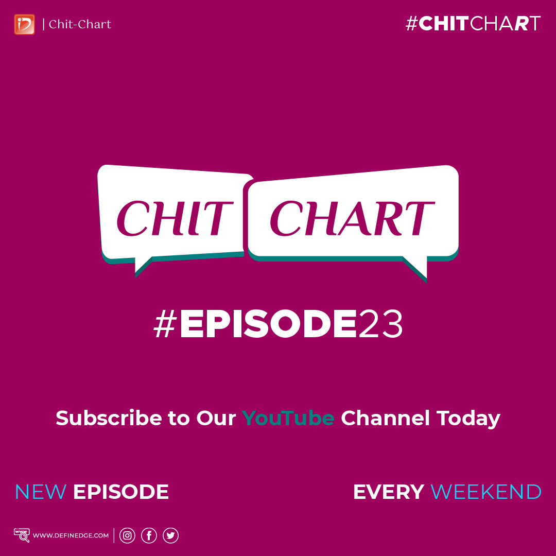 Definedge's tweet photo. Stay tuned for #Episode23 of #ChitChaRt with @Definedge.
What happened in the week gone by & What to expect in the next.
#TradePoint #OPSTRA #NoiselessTrader #StockMarket #Definedge https://t.co/ZTKkSzKmNz