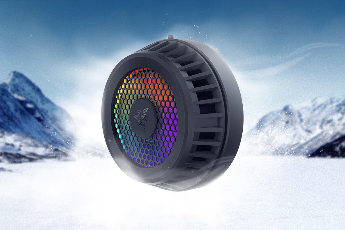 Razer made a $60 RGB cooling fan with MagSafe for your iPhone
