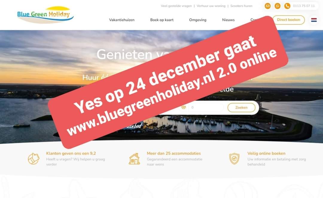 YES! nog 13 nachtjes slapen en dan gaat bluegreenholiday.nl 2.0 online! 

De vernieuwde website is erop gericht om het zoeken en vinden van het juiste vakantieverblijf makkelijker te maken. 

#bluegreenholiday #vakantiehuisje #vakantieineigenland #vakantiegevoel