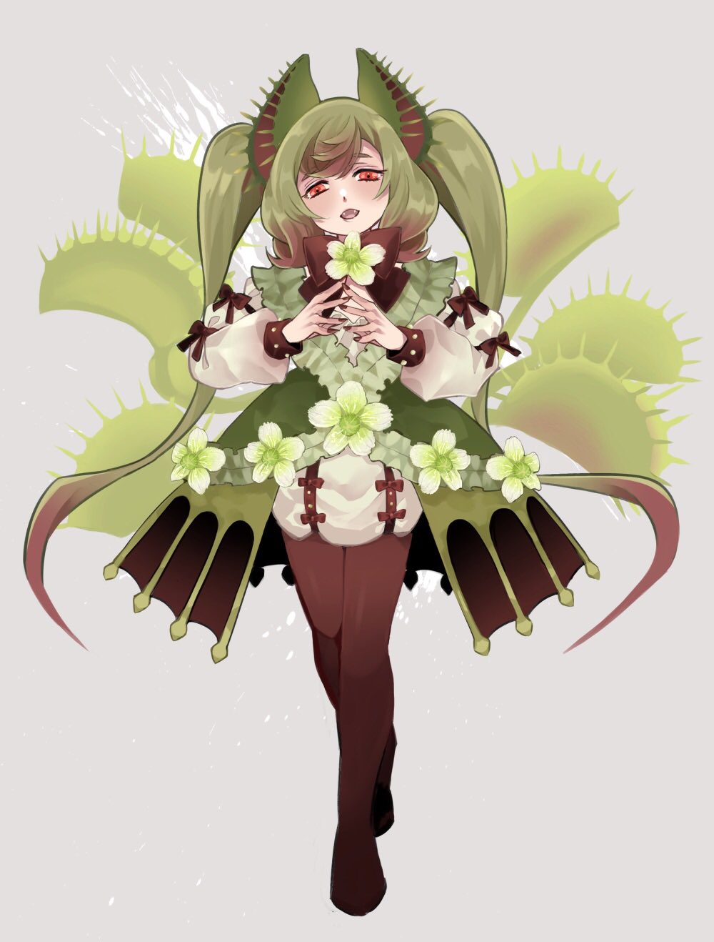 春愁ぴえたり ハエトリソウの擬人化 食虫植物育ててみたい T Co Uqcdor55kn Twitter