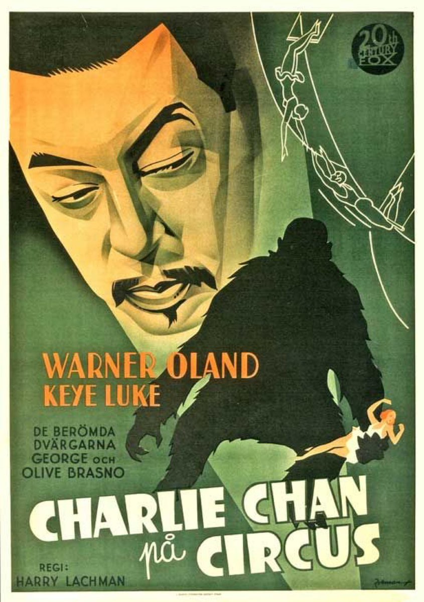 SaveRedlandLibr's tweet photo. 1:10pm TODAY on @TalkingPicsTV 

The 1936 #Crime #Mystery film🎥 “Charlie Chan at the Circus” directed by #HarryLachman from a story by #RobertEllis

🌟#WarnerOland #KeyeLuke #PaulStanton #JCarrolNaish #FrancisFord #WadeBoteler https://t.co/dAtSz6JfvP