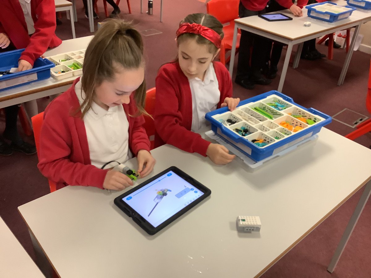 LordsgateCE's tweet photo. The Year 5 classroom was filled with shouts of “We’ve done it!” and “We’ve made it move!” as they used Lego WeDo to code and debug a robot to help out at an archaeological dig at an ancient Greek temple. #lordsgatecomputing #lordsgatehistory https://t.co/Z8HDudoNp4
