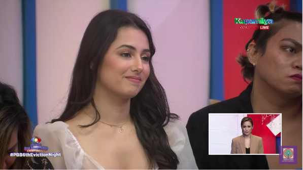 PBBabscbn's tweet photo. Si Shanaia ang pangalawang evictee ngayong  #PBB6thEvictionNight https://t.co/sT4vpiSmvh