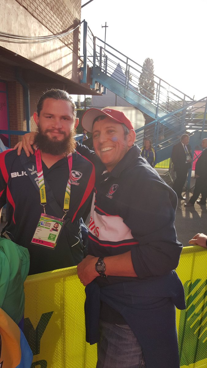 ⁦<a href="/USARugby/">USA Rugby</a>⁩ at the RWC 2015 after the Scotland match.