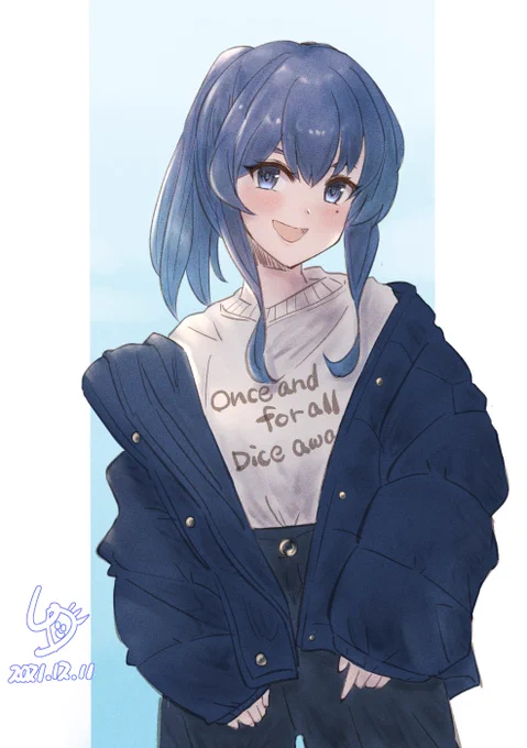 『ハ～イ提督、お・ま・た・せっ!さっ、行きましょ♪('∀`*)』
#ゴトランド
#艦これ版深夜の真剣お絵描き60分一本勝負
#艦これ版真剣お絵描き60分一本勝負_20211211
本日はゴトちゃんとデートです!
さーて、どこ行こうかな～?(∩'∀`)∩ 