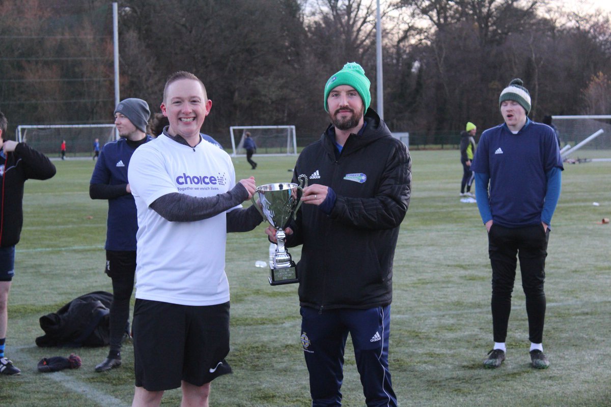 StreetSoccerNI's tweet photo. Fantastic day at the Homeless Awareness Week Cup. 13 teams battled it out at Ormeau Park. Well done to Choice Housing who beat Radius Housing in the final to be crowned champions. Well done fellas!👏🏆.@Choice_Housing @RadiusHousing https://t.co/XkRwVEvrAD