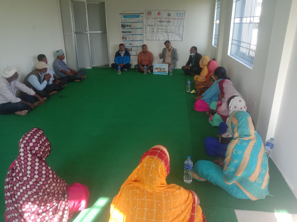 parmeshwarjhaa's tweet photo. Some glimpse of this week's activity under #WASHSDG program 1. #WWASHCC meeting at ward no 3 &amp; 6, 2. Meeting with #SMART team &amp; HM/SMC/PTA at secondary school, 3. Hoarding board of #CSP installed at premises of #khadakmunicipality @SABALNEPAL @SnvNepal @krishnagc https://t.co/AnWSP0m2ZR