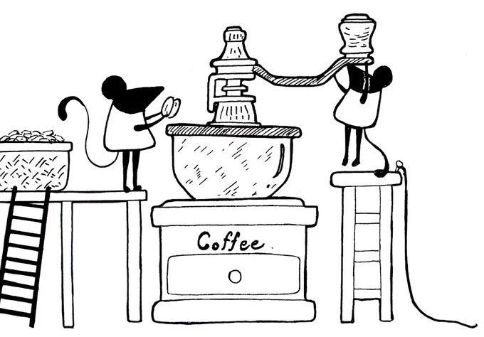 テーマ『コーヒーミル』

#私の絵柄が好みって人にフォローされたい #1日1絵 #一日一絵 #絵練習 #イラスト練習 #イラスト #絵描きさんと繋がりたい #イラスト好きな人と繋がりたい 