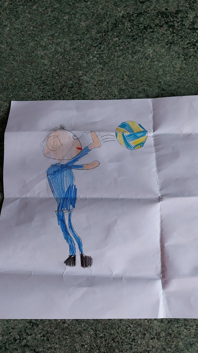 Gisteren een leuke foto van een mini van <a href="/DeVoKo/">DeVoKo Denekamp</a> gekregen. 
<a href="/SportplezierNL/">Sportplezier</a> <a href="/NevoboOost/">Nevobo regio Oost</a>