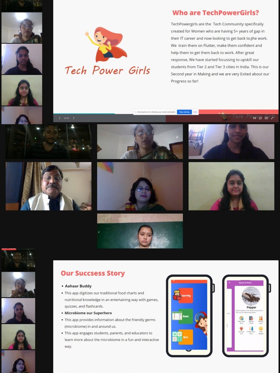 It was our honor @TechPowerGirls to work with GIST Forum for Aaharkranti app. And It was a great opportunity for me to share my experience IISF 2021 about my Flutter journey. This would be impossible without my mentor @KelkarRenuka & @TechPowerGirls1. @ForumGist @aahaarkranti