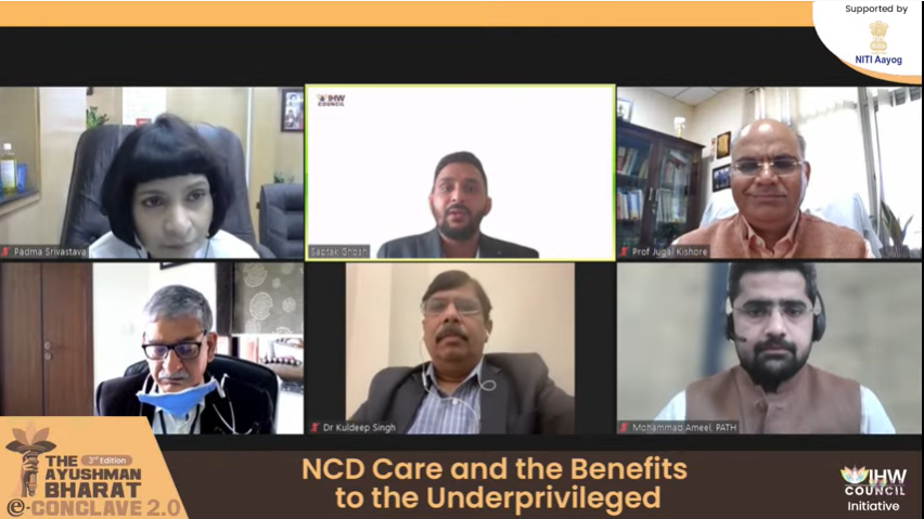 IHWCouncil's tweet photo. Panel Discussion on #NCD Care and the Benefits to the Underprivileged!
Watch LIVE - https://t.co/394kDvwL37
#AyushmanBharat #ABConclave #UniversalHealthCoverage https://t.co/CtMvMfmzzw