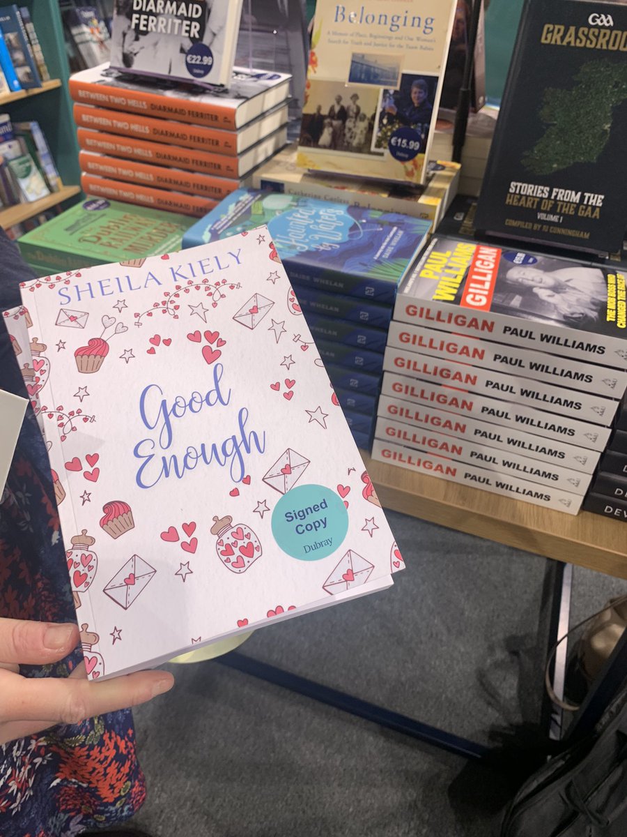 gimmetherecipe's tweet photo. Delighted to announce that ‘Good Enough’ my debut romance novel is available @DubrayBooks Patrick St, Cork https://t.co/AoJFrpg8uB