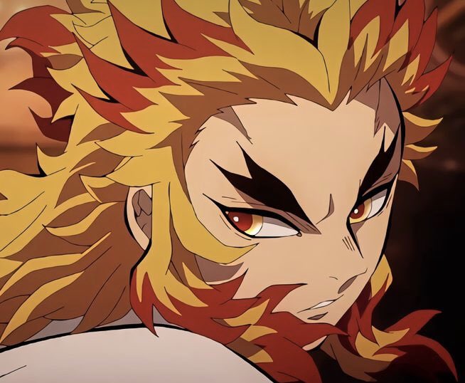 凪さんがTwitterに投稿した煉獄杏寿郎(鬼滅の刃)のイラスト。