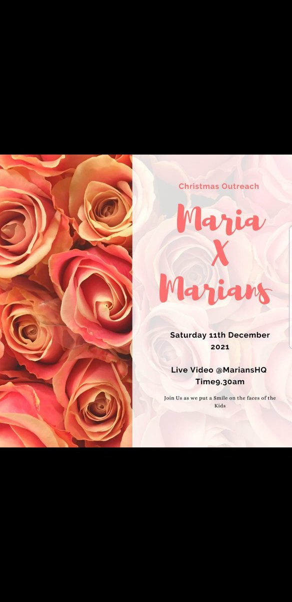 EstherK74004188's tweet photo. Christmas is a time of giving as Maria and Marians remember to put smiles on people's faces today. May smile and joy never depart from us.
MARIA X MARIANS OUTREACH
#MariaxMarian https://t.co/OKuobhfajA