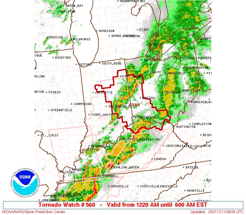 JoshFitzWx's tweet photo. 🚨 Newest #Tornado Watch includes part of the Scioto Valley of Ohio. #OHwx #KYwx #INwx #SevereWeather https://t.co/ZOn4eRWL5x