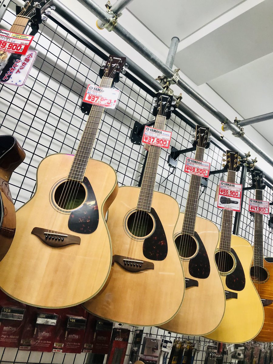 gakkibu's tweet photo. #YAMAHA
一気に4本入荷しました❗️
ヤマハのアコギ充実です👍
@yamahaguitar_jp
#FS820
#FG820
#FG840
#LL6ARE https://t.co/nH5wmBOXSn