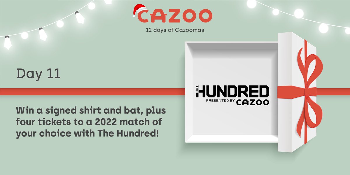Cazoo (@cazoohelp) on Twitter photo 🎄 On the 11th day of #Cazoomas, Cazoo gave to me… 🎄
A signed bat, a signed shirt & a family of four set of tickets to <a href="/thehundred/">The Hundred</a> match of your choice 🏏
To enter:
⭐️ RT this post
⭐️ FOLLOW <a href="/CazooUK/">Gara Tam Kỳ Auto - Xe ô tô cũ, xe tải cũ Quảng Nam</a>
Competition closes at 9am on 12.12.21 - T&Cs apply. 🎄 On the 11th day of #Cazoomas, Cazoo gave to me… 🎄
A signed bat, a signed shirt & a family of four set of tickets to <a href="/thehundred/">The Hundred</a> match of your choice 🏏
To enter:
⭐️ RT this post
⭐️ FOLLOW <a href="/CazooUK/">Gara Tam Kỳ Auto - Xe ô tô cũ, xe tải cũ Quảng Nam</a>
Competition closes at 9am on 12.12.21 - T&Cs apply.