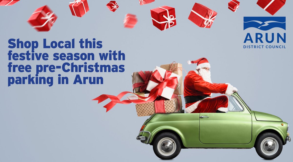 Don't forget there's free parking today at the Fitzleet car park in Bognor Regis and Manor House car park in Littlehampton. 🎄

➡️arun.gov.uk/news-archive/s…