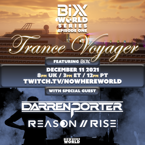BiXXAudio's tweet photo. Excited to play today on Trance Voyager. I hope you can check it out!
#BiXX #trancevoyager #trancealways #trance #trancedj #darrenporter #trancemusic #trancefestivals #nowhereworld https://t.co/04RrvzT3Px