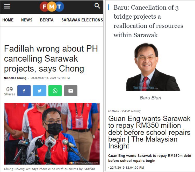 YB Chong, you have a very short memory.